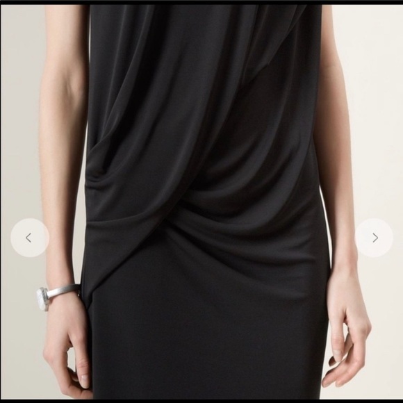 Hobbs London Chelsea black cap sleeve dress - Picture 2 of 8